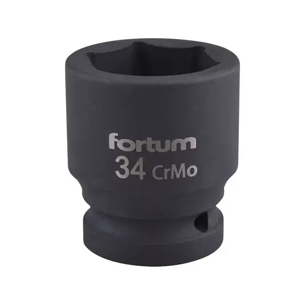 Exkluzív ajánlat gépi (impakt) dugófej 3/4", 34mm, L 57 mm, feketített, FORTUM