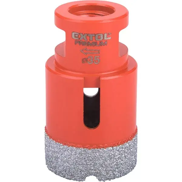 Csak ma körkivágó csempére, gyémánt vágóél; 32mm × M14, sarokcsiszolóba fogható