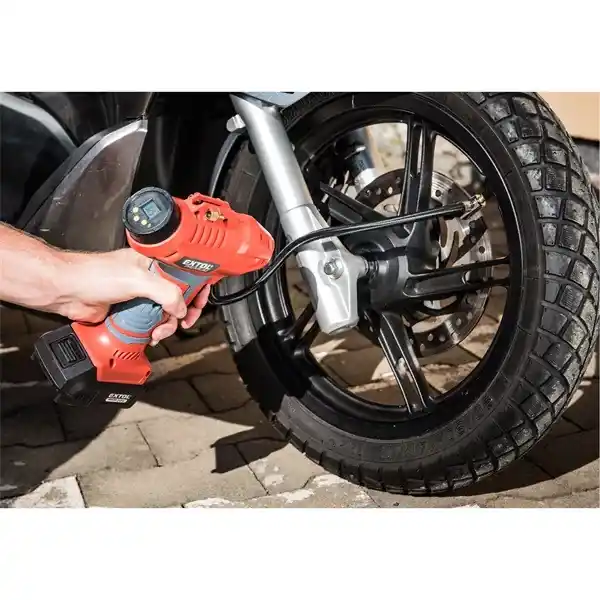 Bestseller akkus légkompresszor, Share20V, 20V, Li-ion, 1 db akku, 1 db töltő