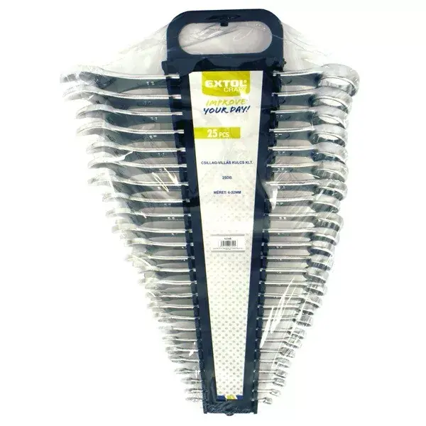 Kihagyhatatlan ajánlat csillag-villás kulcs klt., W.S.; 25db, 6-32mm, műanyag tartóban