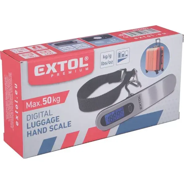 Bestseller poggyász mérleg, digitális, max. 50 kg
