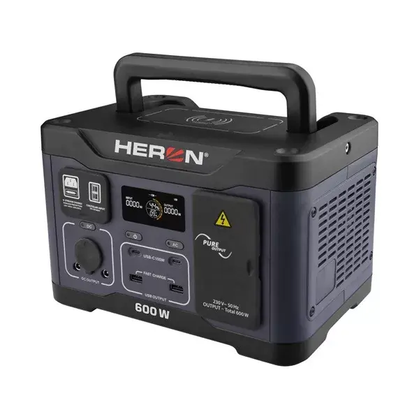 Csak ma hordozható áramforrás (power station) , 600W, 512 Wh