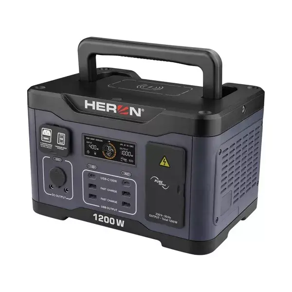 Expressz kézbesítés hordozható áramforrás (power station), 1200W, 921 Wh