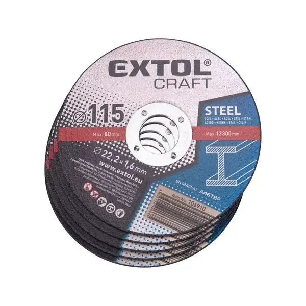 vágókorong acélhoz; 115×1,6×22,2mm, max. 13.300 ford/perc, (darabáras, de csak húszasával rendelhető) Korlátozott ajánlat