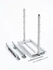 Legkelendőbb Kesseböhmer dispensa junior iii vasalat szett fenéklapra szerelhető ezüst, 300 mm