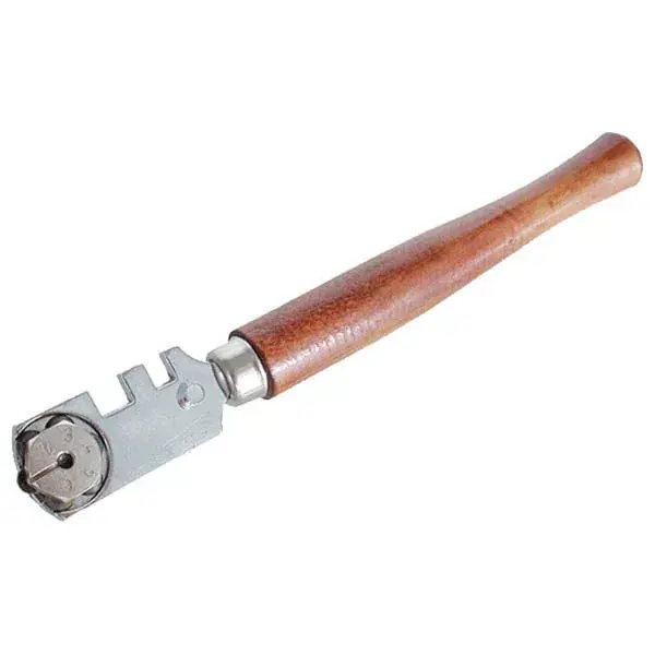 üvegvágó, fanyelű; 6 kerekes, 130mm Végkiárusítás