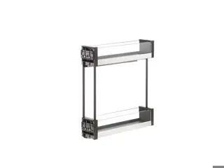 Legnépszerűbb Elqgm152sxe oldallapra szerelhető balos polcrendszer antracit, 150 mm