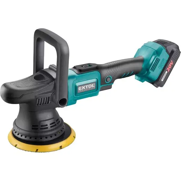 akkus excenteres polírozógép, Share20V, 20V, Li-ion, szénkefe nélküli motor, 1db akku, 1db töltő, 2000 mAh, 150 mm Akciós ár