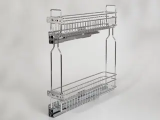 Hfr150 oldallapra szerelhető polcrendszer króm, 150 mm Outlet