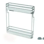 Legnépszerűbb Elqgm152dx oldallapra szerelhető jobbos polcrendszer króm, 150 mm