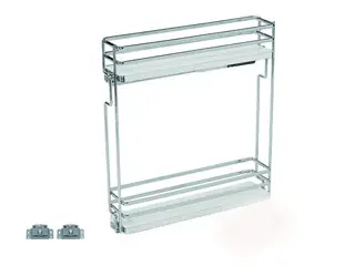 Ne maradj le Elqgm152sx oldallapra szerelhető balos polcrendszer króm, 150 mm