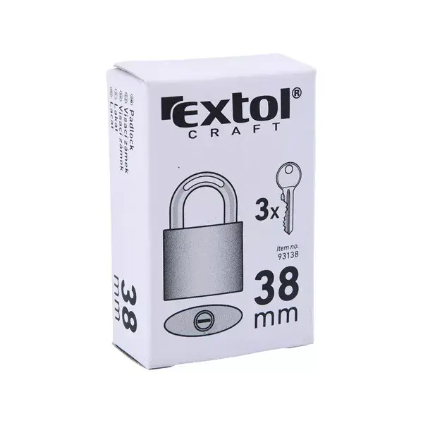 Legkelendőbb lakat, öntöttvas, 38mm