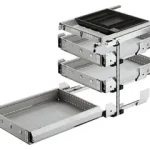 Különleges ajánlat Variant-c - acél, teljes kihúzású, önbehúzós fiókrendszer szett 530 mm