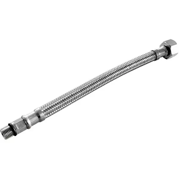 bekötőcső 81019 és 83019 kombinált zuhanyfejes csaptelephez 3/8", 10mm, 150mm Prémium