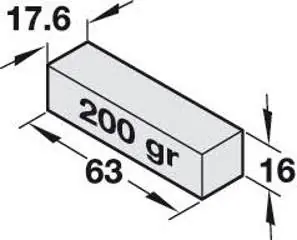 403.16.002 ellensúly 200g Legkelendőbb