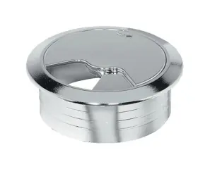 Outlet 60mm kábelátvezető króm
