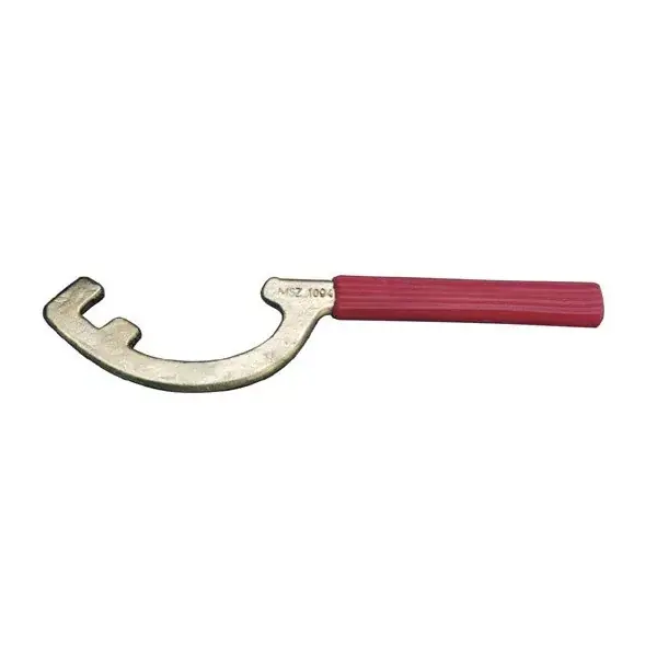 Végkiárusítás kapocskulcs B-C (3"-2") , acélöntvény, gumis markolat