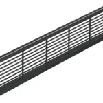 Kedvezmény 86x500 alumínium fekete