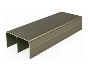 Árengedmény S05 tolóajtó felső sín bronz 4m