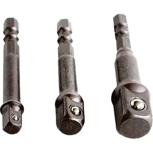 dugókulcs adapter készlet 3db-os; 1/4" - 3/8" - 1/2", befogás 1/4" hatszög Legjobb ár