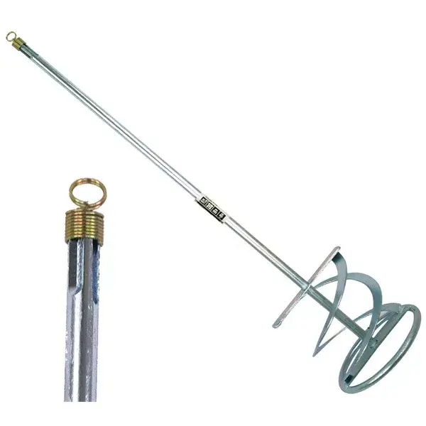 festékkeverő szár, fúrógéphez, SDS Plus befogás; 500×100mm, horganyzott Vásárlói kedvenc