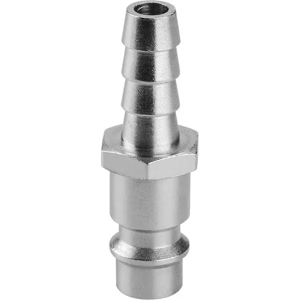 gyorscsatlakozó-dugó, tömlővéggel, 1/2", 12mm, nikkelezett réz, bliszteren Árengedmény