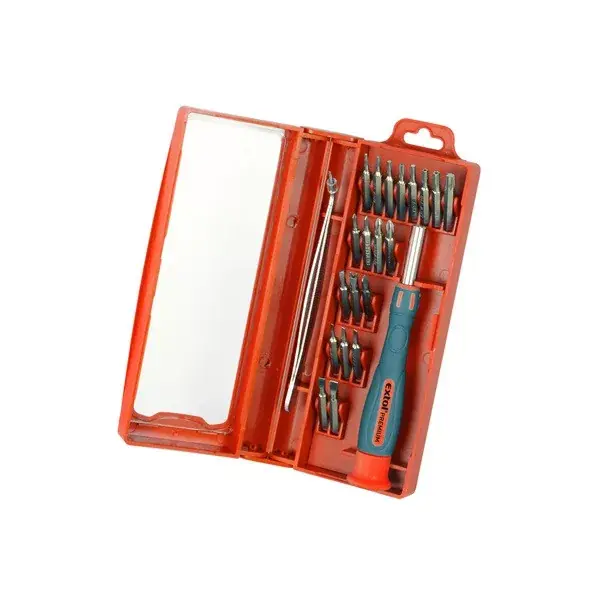 Ne maradj le órás csavarhúzó klt. 22 db C.V. bitekkel; lapos 1,5-3mm, PH000-PH1, PZ0-PZ1, imbusz 1,5-3mm, torx T6-20