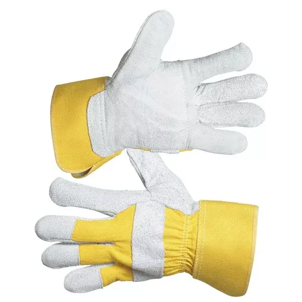 kesztyű munkához, Eider, HS-01-002; 10-es, marhahasíték, sárga Kedvezményes ár