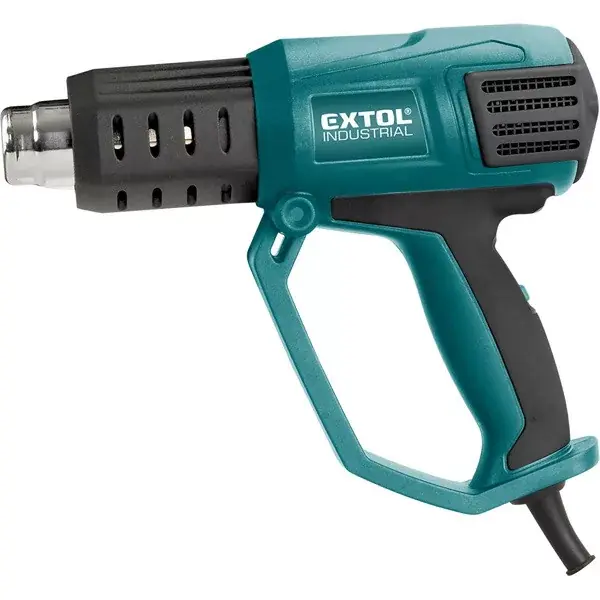 Vedd meg online hőlégfúvó, 2000W két fokozatú, 1000W/2000W, 50/650°C, 250/500 L/perc, kofferban, tartozékokkal