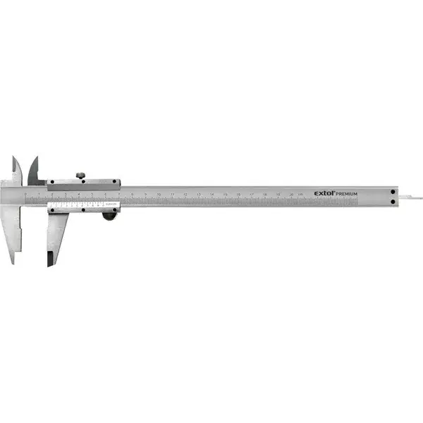 Prémium tolómérő INOX (mélységmérővel) ; 0,05×200mm