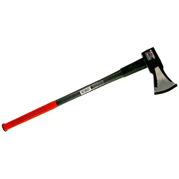 Kiárusítás hasító fejsze, ékes, üvegszálas nyél 3500g, nylon erősítéssel, 910 mm hosszú, TPR gumis markolat