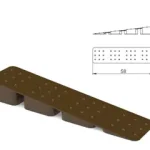 Kiárusítás Műa.ék 156.0000.02 58x15x7,5 barna
