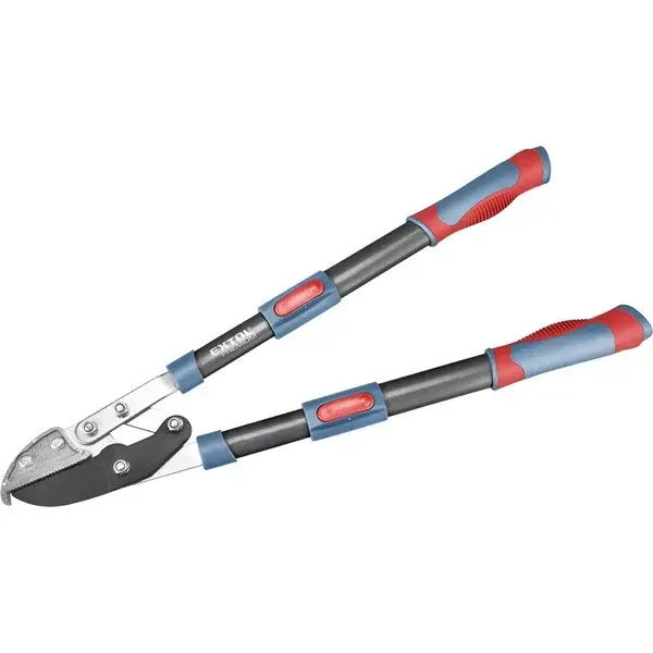 ágvágó olló; rávágó, tapadásmentes él, max.45mm vágás, teleszkópos ellipszis ALU nyél, gumírozott fogantyú, 670-940 mm Biztonságos fizetés