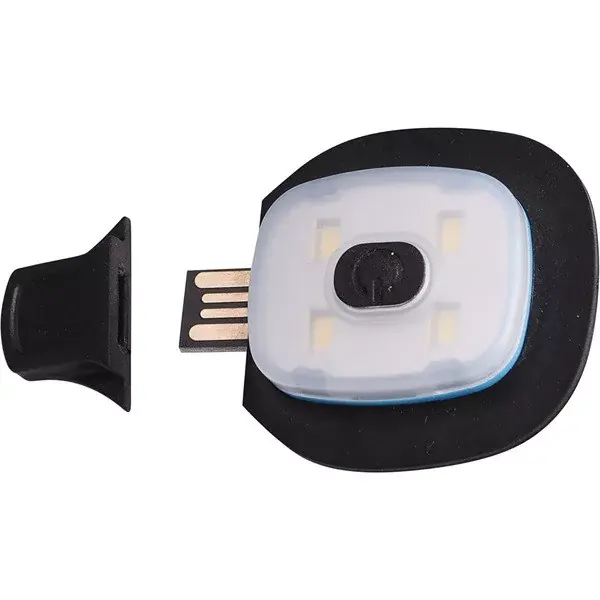 tartalék LED homloklámpa sapkákhoz, 4×45 Lumen; USB tölthető Li-ion akku, 3 funkció Expressz kézbesítés