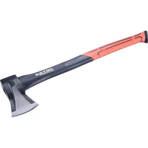 hasító fejsze, ékes, üvegszálas nyél 1000g, nylon erősítéssel, 600 mm hosszú, TPR gumis markolat Csak ma
