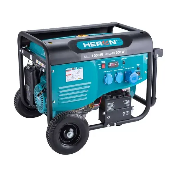 Ajánlat Heron, benzinmotoros áramfejlesztő, max 6800 VA, 230V, önindítós
