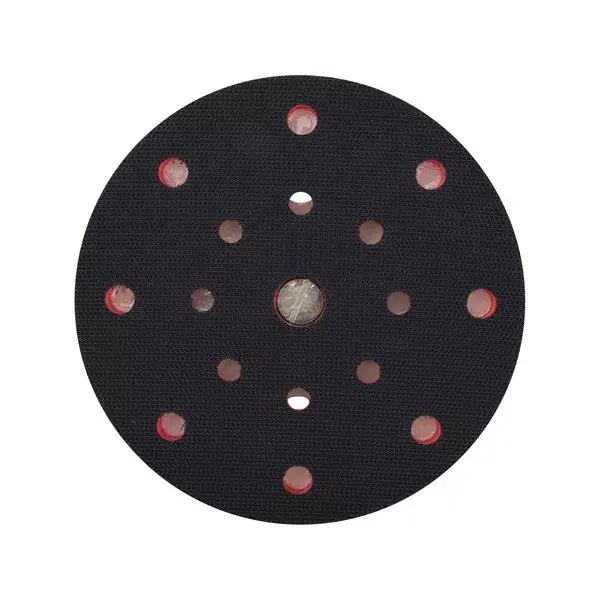 Prémium tartalék gumi talp 4795038 rotációs csiszológéphez, 6"/150mm, 6+16 db lyuk, tépőzáras, 12.000 f/perc, vastagság 10mm