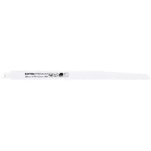 Legjobb ár szablyafűrészlap klt., 3db, Bosch befogás, 300mm, 6T, Bimetal, fa, műanyag, fém anyagokhoz, gyors- és durva vágás