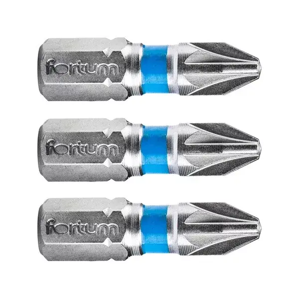behajtóhegy PZ, 3 db, S2 acél; PZ 1×25mm, bliszteren Kiárusítás