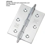 Legkelendőbb Inox zsanér 494/60*40 nem szétszedhető