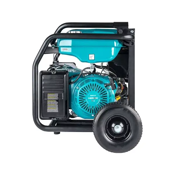 Biztonságos fizetés Heron, benzinmotoros áramfejlesztő, 8000 VA, 400/230 V, hordozható