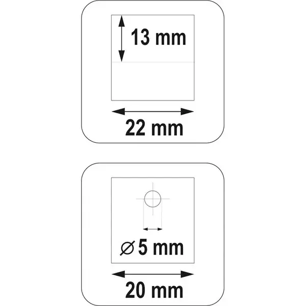 Legnépszerűbb peremező és lyukasztó fogó, peremmélység 13mm, pofaszélesség 22mm