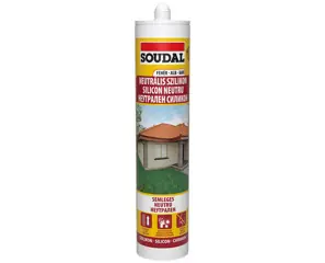 Azonnali szállítás Soudal neutrális szilikon fehér