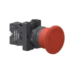 VÉSZGOMB 40mm KOMPLETT PIROS RET. Vásárlói kedvenc