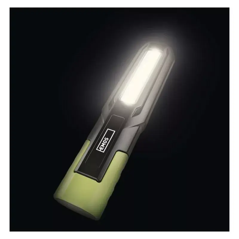 Árcsökkenés COB LED+LED újratölthető zseblámpa P4546, 500 lm, 2000 mAh
