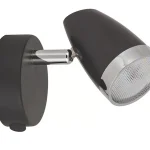 KAREN spot LED 1X4W antracit/króm Biztonságos fizetés