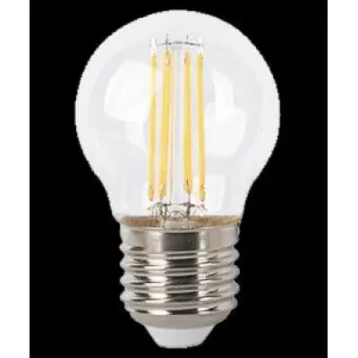 Biztonságos fizetés LED E27 4W gömb filament 450lm270@